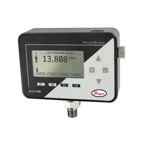 Dwyer Instruments LCD pressure data logger, range 0-100 psig DLI2-G10 ...