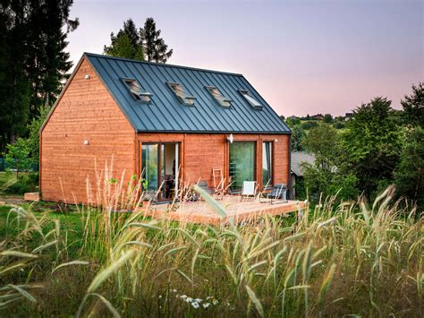 Biodomek 35m2– Ekologiczne Domki całoroczne - Dom modułowy drewniany całoroczny 35m2 bez ...