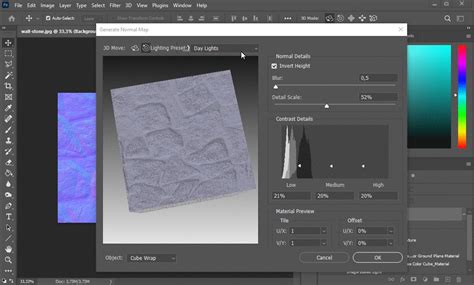 How to make a normal map from a texture in Photoshop? — Teletype