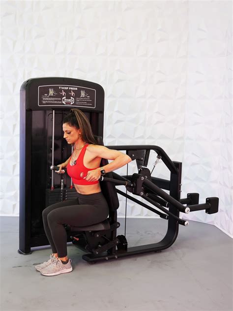 Seated Tricep Press Machine Toorx Professional Pin Loaded Triceps