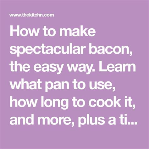 how to cook bacon griddle