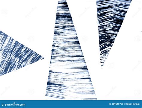 An Abstract Composition of Three Triangles Creates the Image of Bird ...