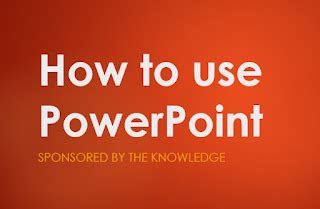 PowerPoint Beginner's Tutorial 的图像结果