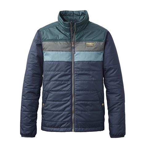 L.L.Bean Men's Mountain Classic Colorblock Puffer Jacket | Academy