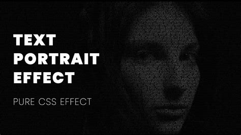 CSS Text Portrait Converter 的图像结果