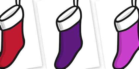 Christmas Themed Classroom Display Stockings (teacher made)