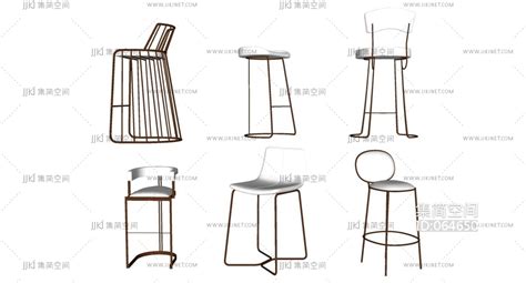 欧式椅子-sketchup模型_sketchup模型库_建E室内设计网!
