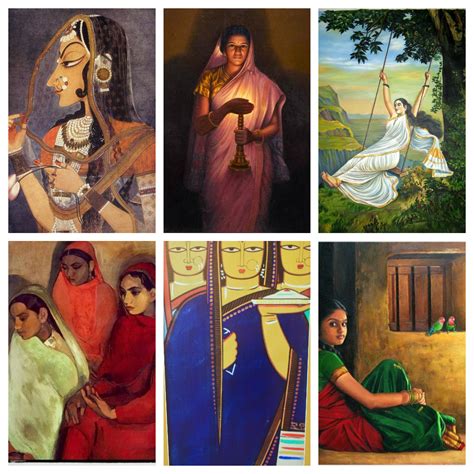 Famous Paintings Of Beautiful Indian Women