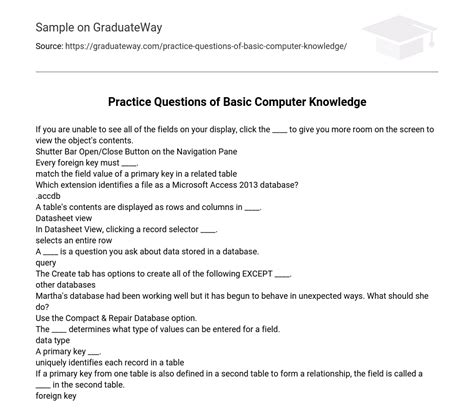 Computer Knowledge Questions 的图像结果