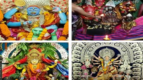 Durga puja festivities is being observed at major religious shrines and ...