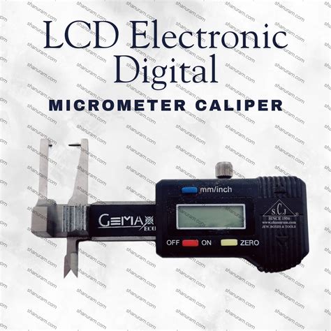 SCJ Electronic Digital Jewelry Micrometer Caliper With measuring range ...