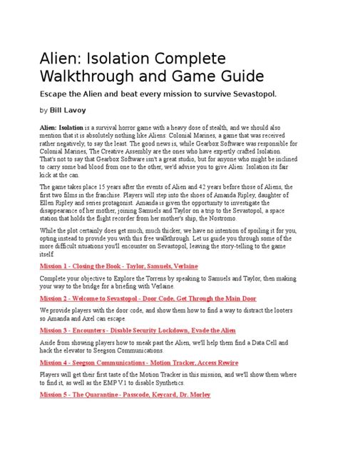 Tips Alien Isolation 的图像结果