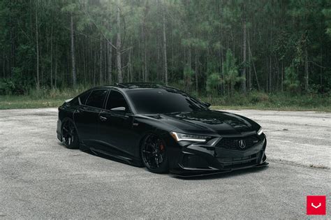 New Acura TLX Type S Is So Dark It Looks Like a Shadow - autoevolution