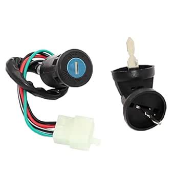 MYADDICTION 4 Pin Wire Ignition Key Switch For Chinese Quad 4 Wheeler ...