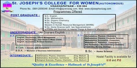 Admissions – St. Joseph's College for Women