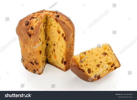 Panettone Cake Traditional Italian Christmas Cake库存照片2073601049 ...
