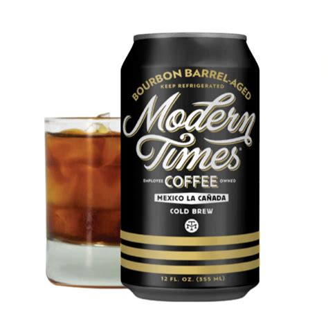 Modern Times Coffee Bourbon Barrel-Aged Cold Brew 12oz Can | Bine ...