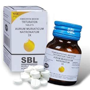 Buy Med-20 SBL Aurum Muriaticum Natronatum 3x Tablets - 25gm Online at ...