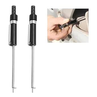 2PCS Brake Pad Thickness Gauge Measure Tool with Scale- Brake Shoe ...