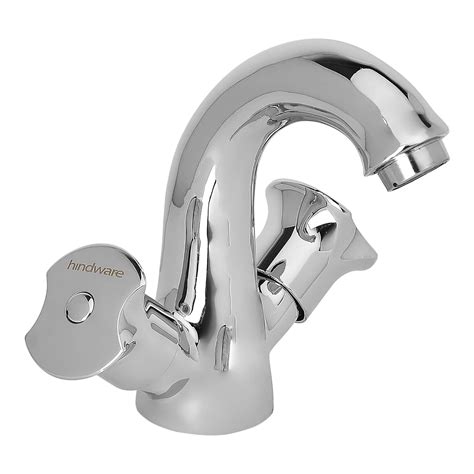 Hindware Lyra F920034CP 2-in-1 Brass Center Hole Basin Mixer for ...