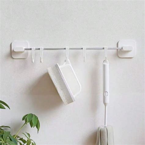 1pc Bathroom Kitchen Wall Mounted Adhesive Hook For Clothes Hats ...