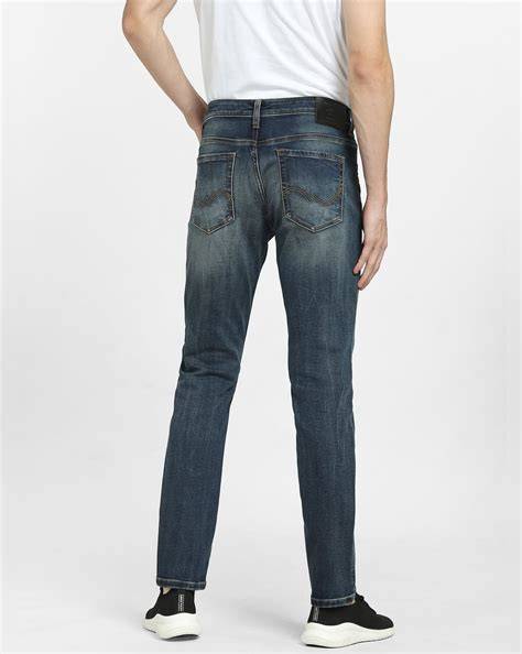 Dark Blue Low Rise Glenn Slim Fit Jeans