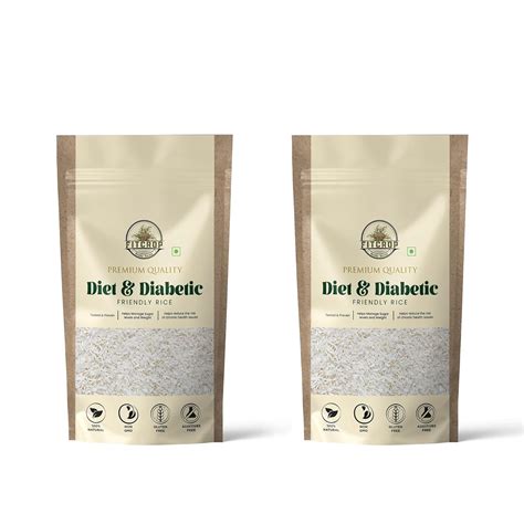 FITCROP Low GI Rice | Diabetic Friendly White Rice | US FDA Registered ...