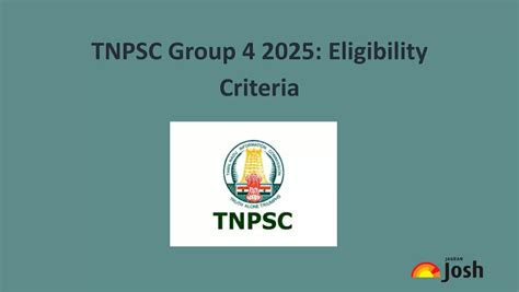 TNPSC Group 4 Eligibility 2025: Check Age Limit, Educational Qualification