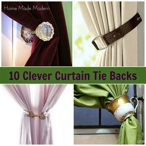 Fantastic Simple Curtain Holdbacks How To Hang Drapes Without A Rod ...