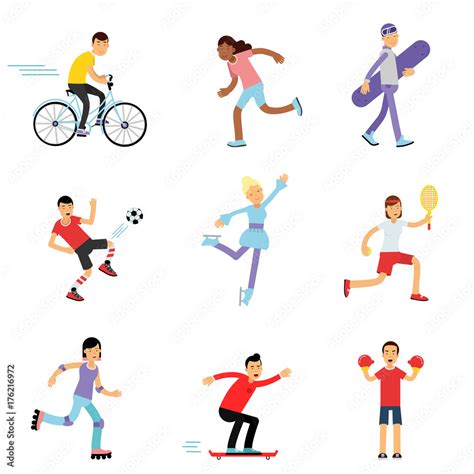 School Sports Activities Cartoon 的图像结果