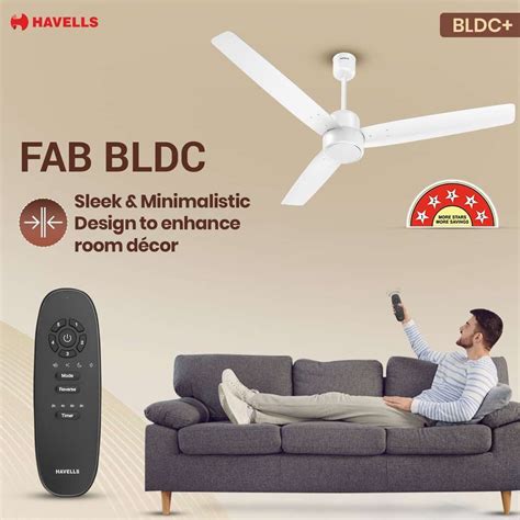 HAVELLS FAB|Remote Controlled|Low Noise|Upto 65% Energy Saving|Reverse ...