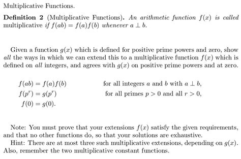 A Function Which Is Multiplicative but Not Totally Multiplicative Example 的图像结果