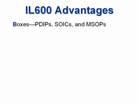 IL600 Passive-Input Isolators | DigiKey