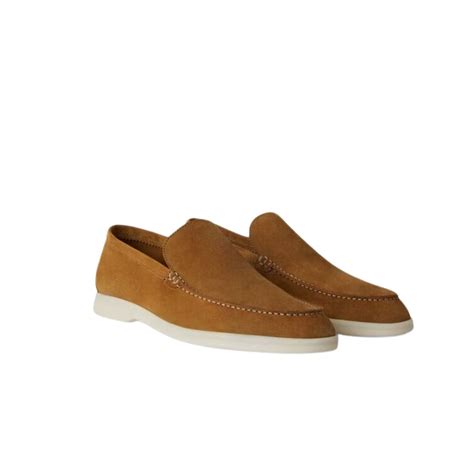 Loro Piana Summer Walk Loafers Brown For Men FAE8124 - MassToneUS