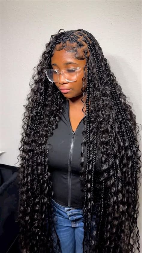 80 boho knotless braids hairstyles to try in 2024 – Artofit