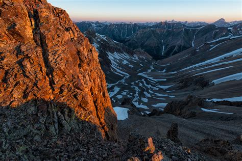 Basin, South Fork Silver Creek. From Redcloud-Sunshine Traverse ...