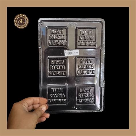 Plastic chocolate mould | Happy Raksha Bandhan Designing Chocolate Mou ...