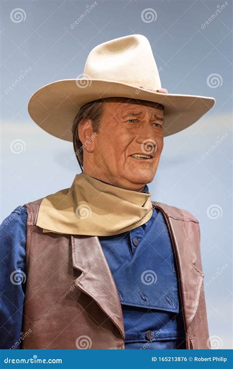 John Wayne Birthplace Museum Interior Displays a Figure of Mr. Wayne ...