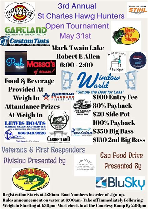 St Charles County Hawg Hunters Open Tournament , Robert E Allen ...