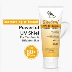Fixderma Shadow SPF 80 Sunscreen Lotion | Max UV Protection – Fixderma ...