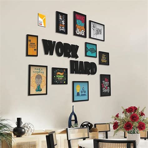 RANDOM 10 Synthetic Photo Frames | Quotes Wall Hanging Frames for ...