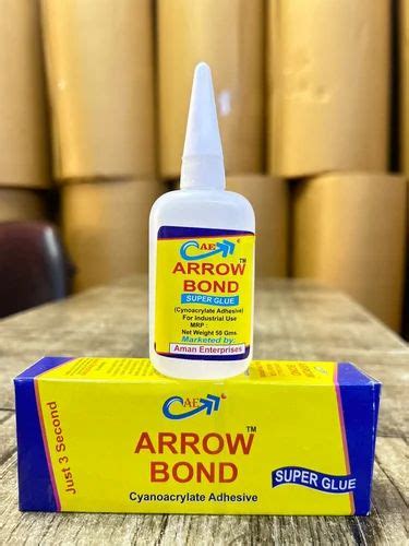 Instant adhesive - Instant Arrow Bond Cyanoacrylate Adhesive Retailer ...