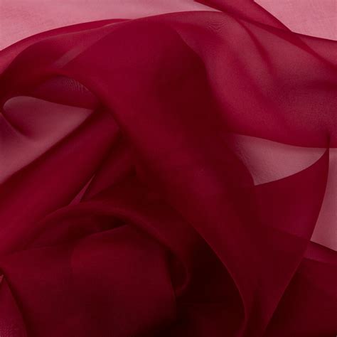 1 Yard Chili Pepper Silk Organza Fabric Sheer Lightweight Material for ...