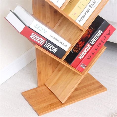 5 Tier Tree Bookshelf / Rack Organizer - Brown freeshipping - urbancart.in
