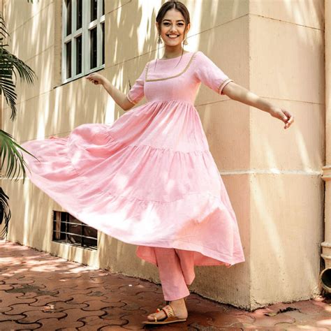 Shop Solid Cotton Kurta Set Online | Lavanya The Label