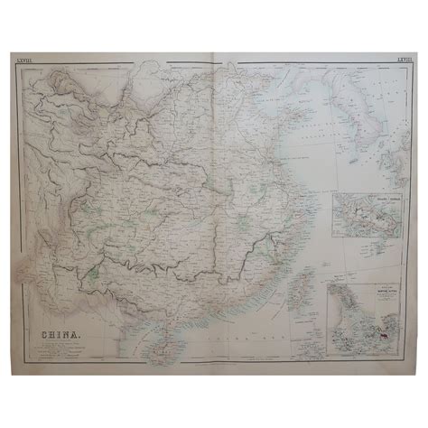 Original Large Antique Map of Paris, France by John Dower, 1861 For Sale at 1stDibs | shattered ...