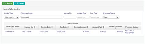 Search Sales Invoice in GST Software | User Manual - effitrac