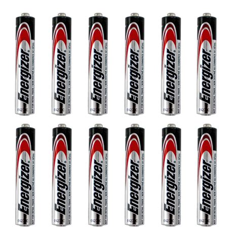 Energizer AAAA E96 Zero Mercury Alkaline Batteries, 12 Pack, Long ...