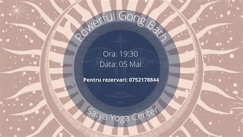 Powerful Gong Bath cu Willy, Satya Yoga and Education Center, Timisoara ...