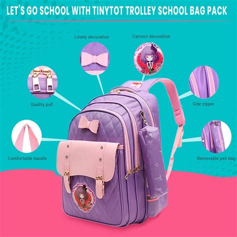 Tinytot 19L Water Resistant Laptop Backpack for Women